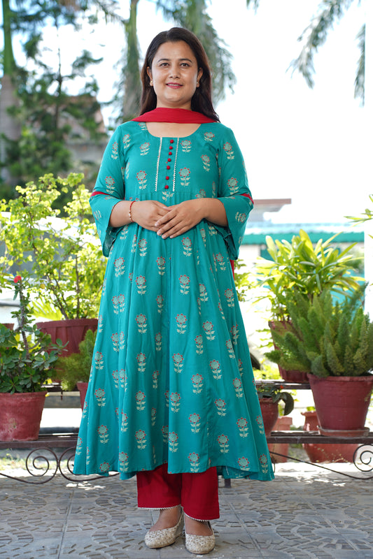 Anarkali Suit With Dupatta