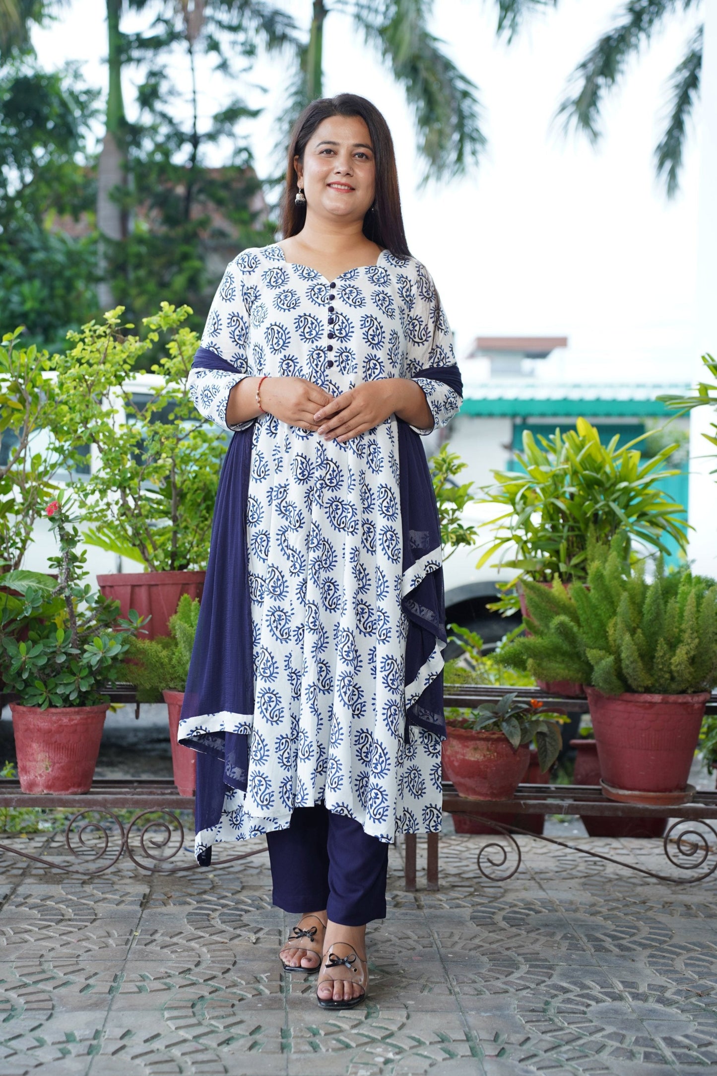 Anarkali Kurta Set With Dupatta