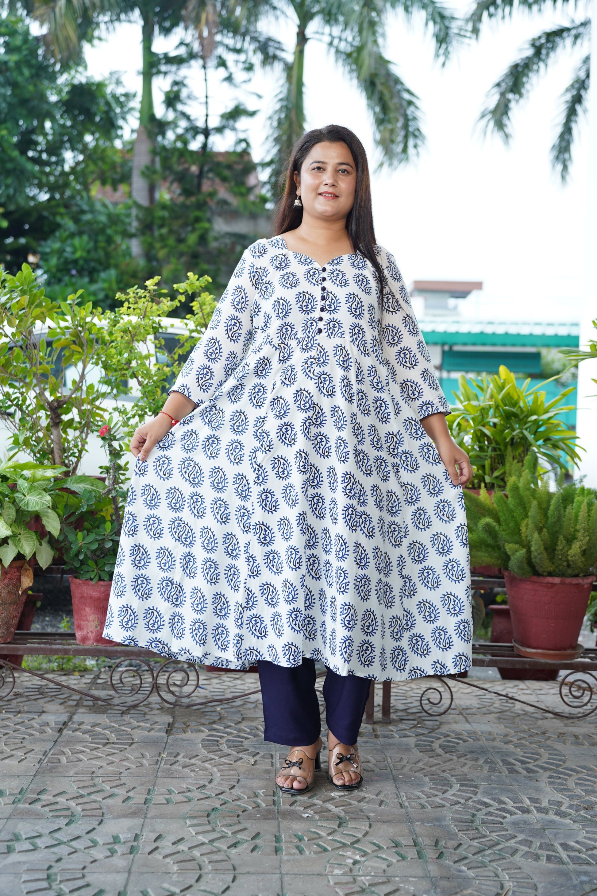 Anarkali Kurta Set With Dupatta