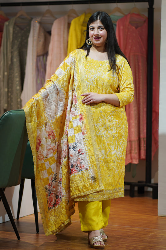 Vasant Mehfil Floral Suit Set