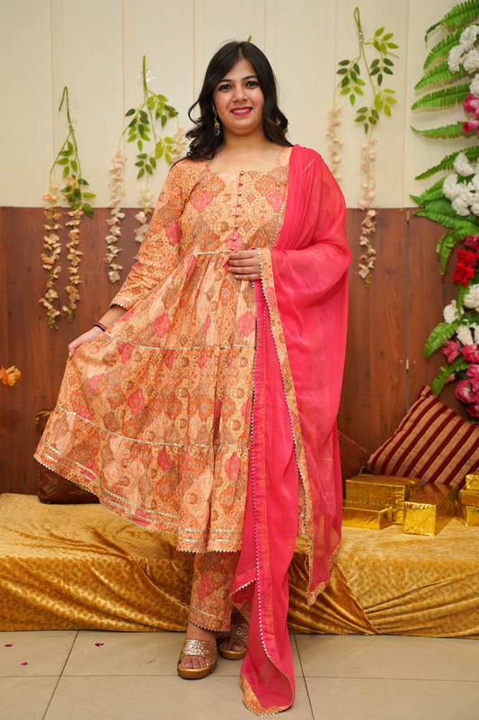 Anarkali Kurta Set With Dupatta