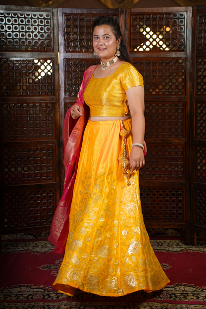 Madhur Dhun Banarasi Silk Lehenga