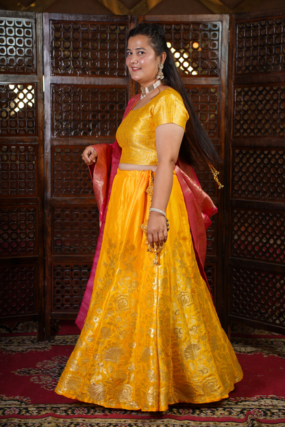 Madhur Dhun Banarasi Silk Lehenga