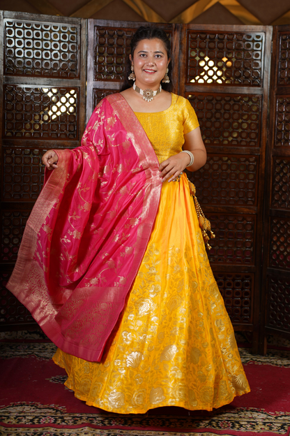 Madhur Dhun Banarasi Silk Lehenga