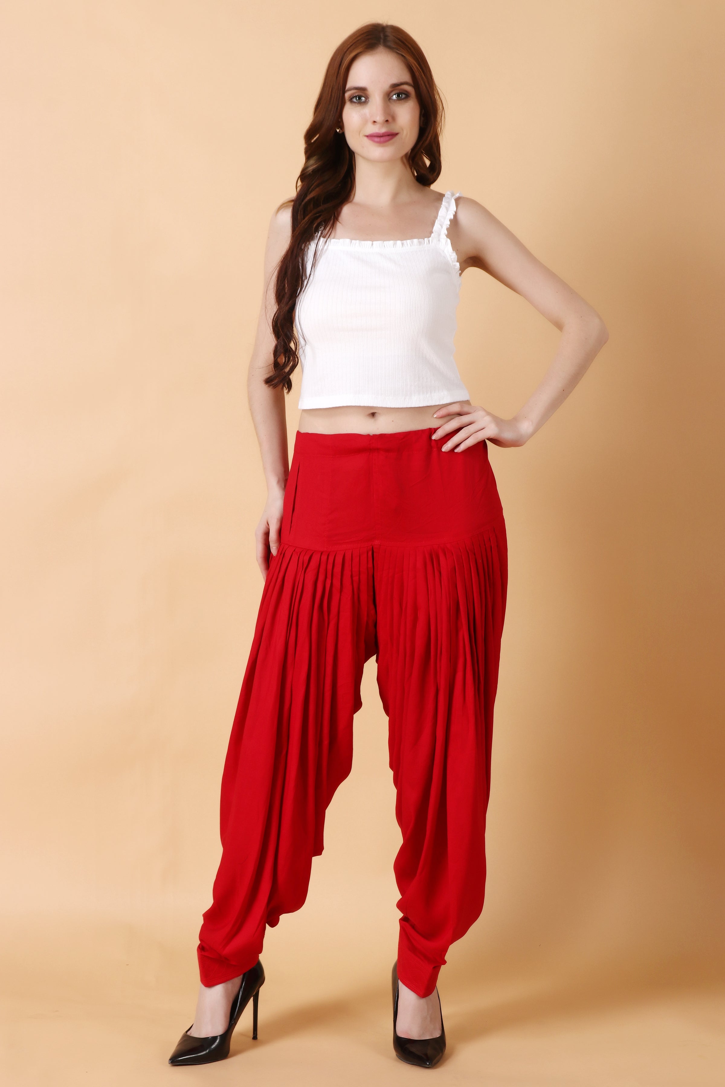 Buy Online Patiala With Dupatta Set Orange Color Cotton Patiala Pants With  Dupatta – Lady India