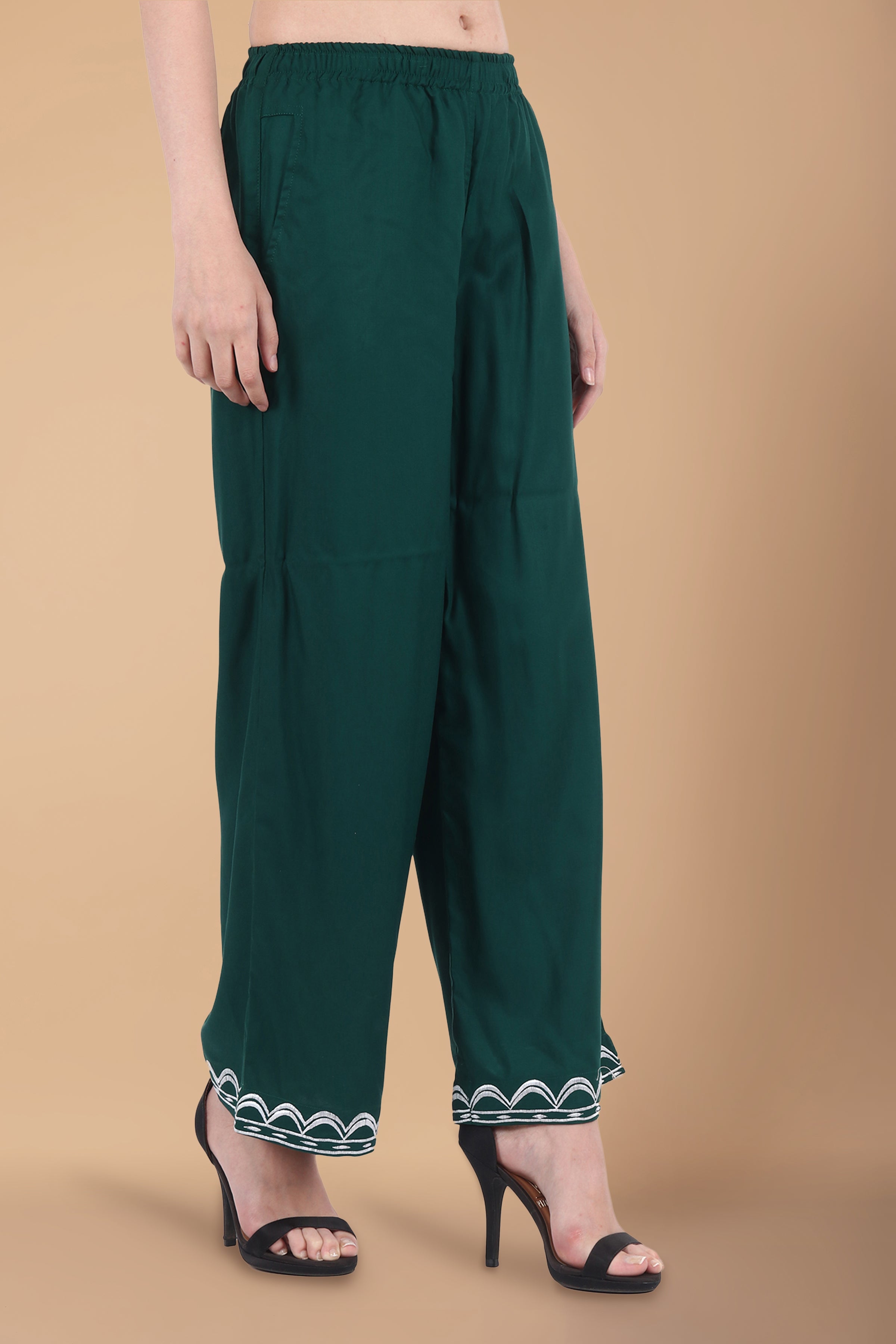 Arayna Women's Cotton Printed Straight Kurti Palazzo Pants Set With Dupatta  (Small), Blue : Amazon.in: Fashion