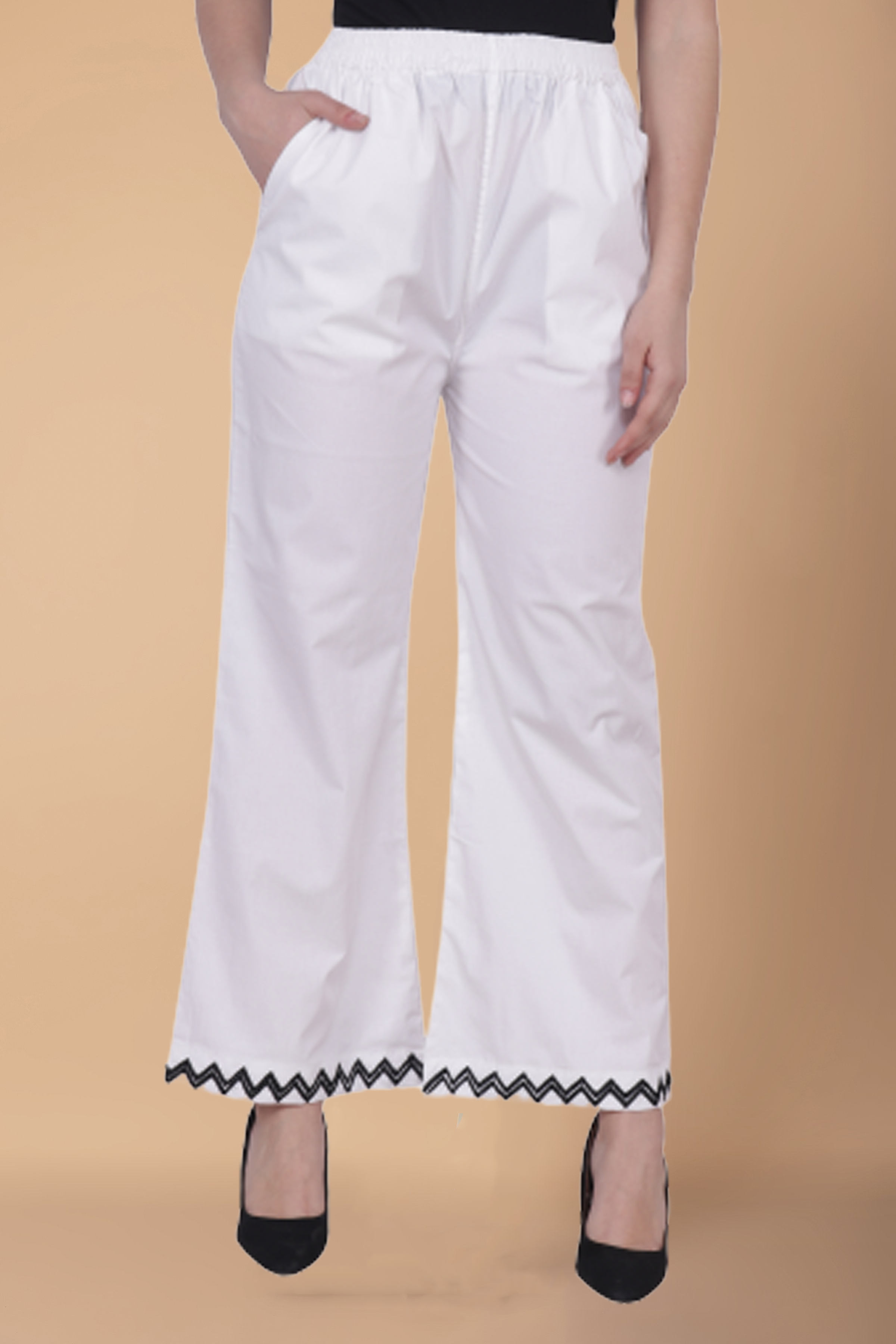 Buy Blue Trousers & Pants for Women by DeMoza Online | Ajio.com