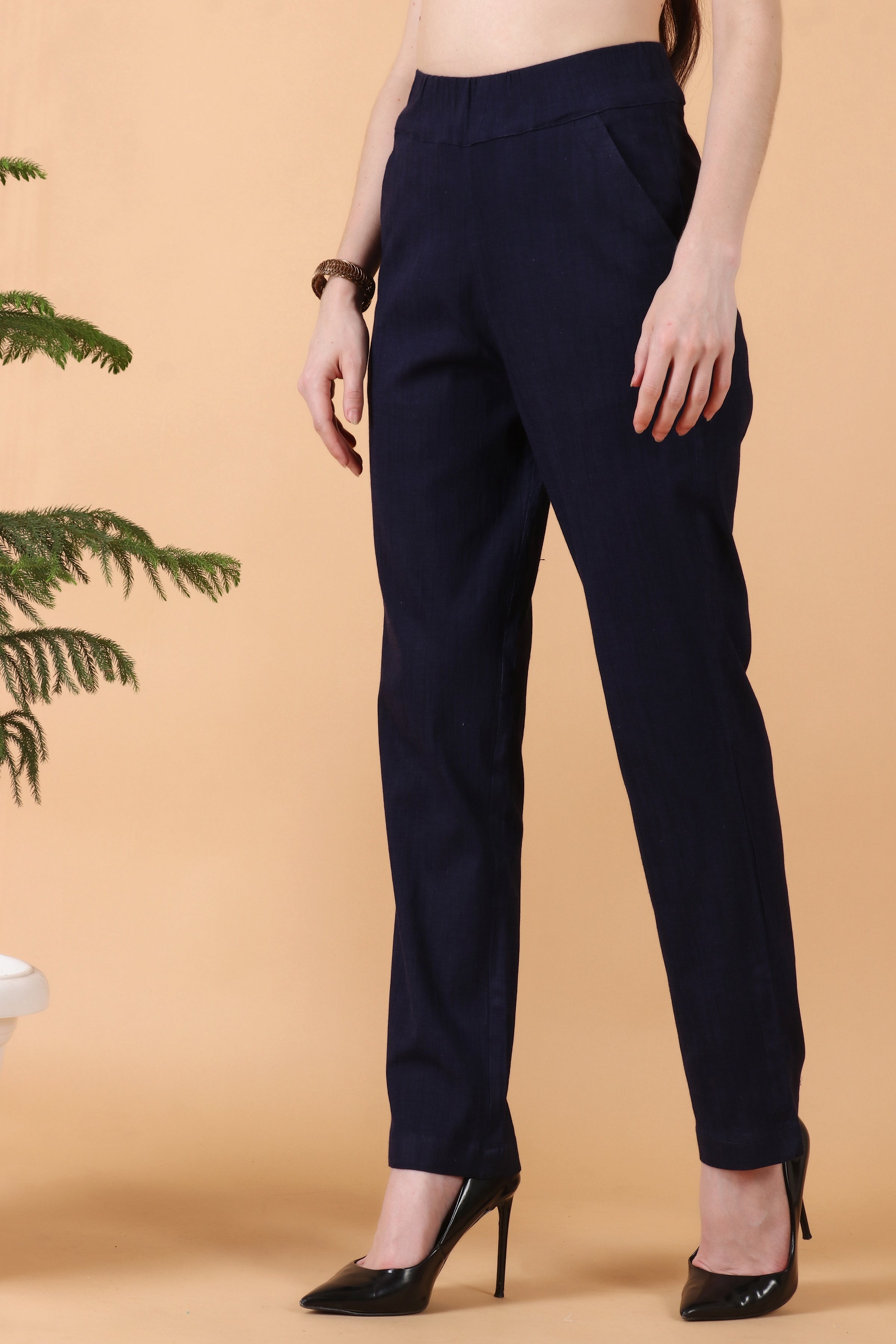 Buy Plus Size Formal Pants  Plus Size Stretchable Pants  Apella