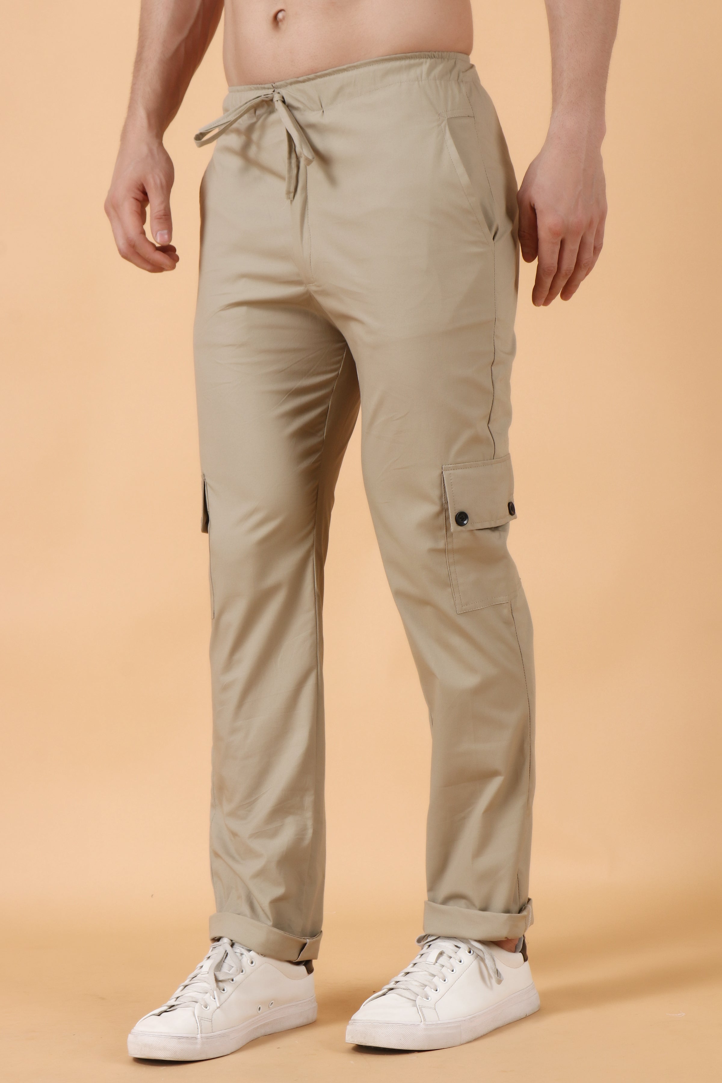 Plus Tapered Cargo Trousers  boohoo