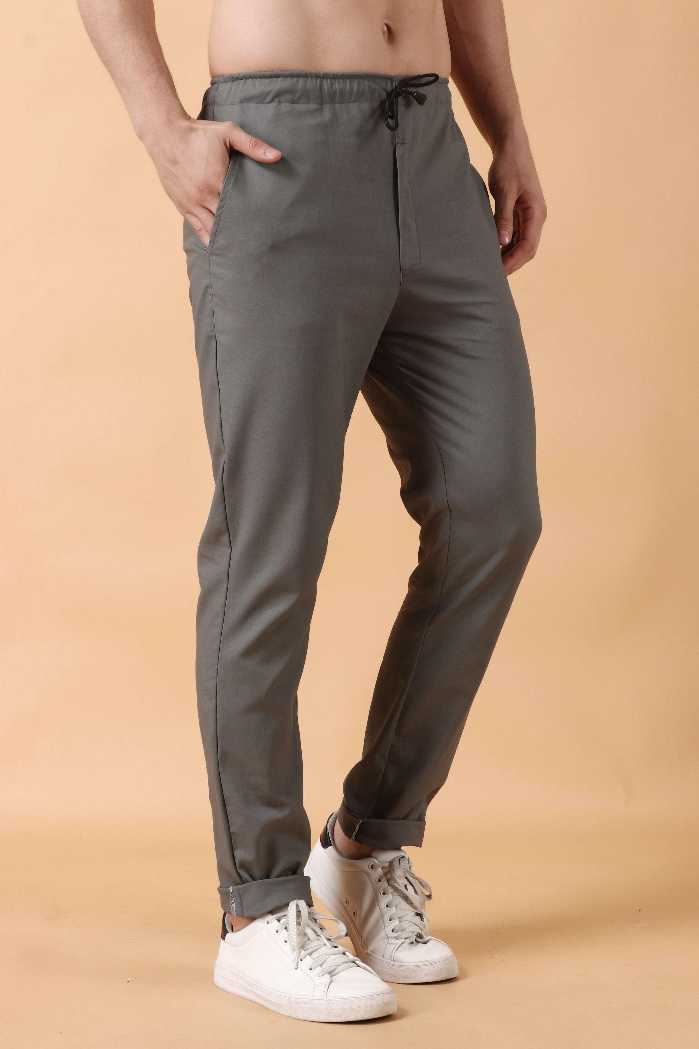Buy online Grey Solid Cargo Trousers from Bottom Wear for Men by Beevee for  1099 at 50 off  2023 Limeroadcom