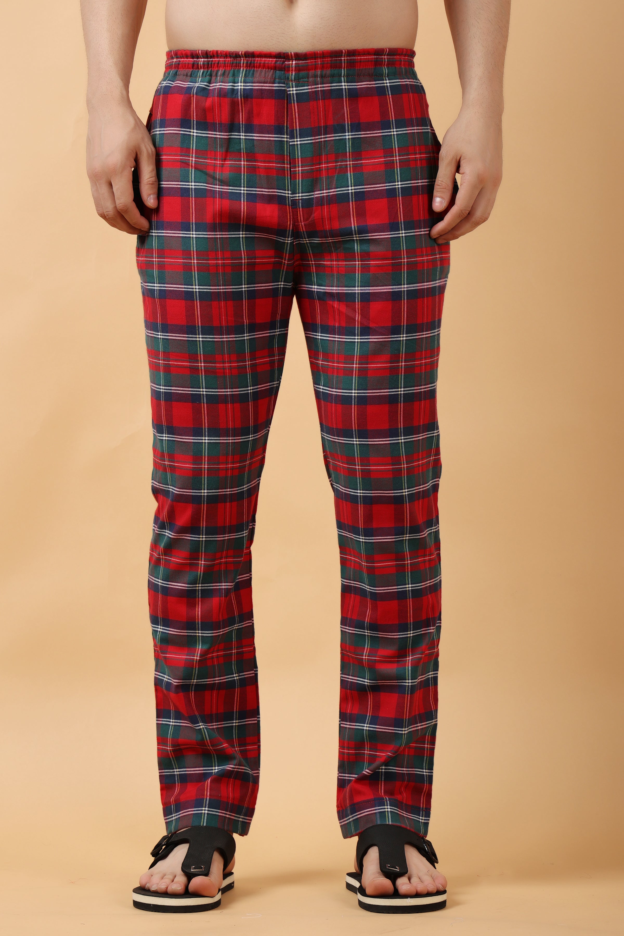 Buy Mens Pajamas Online India In Checke Print The Feel Good Studio