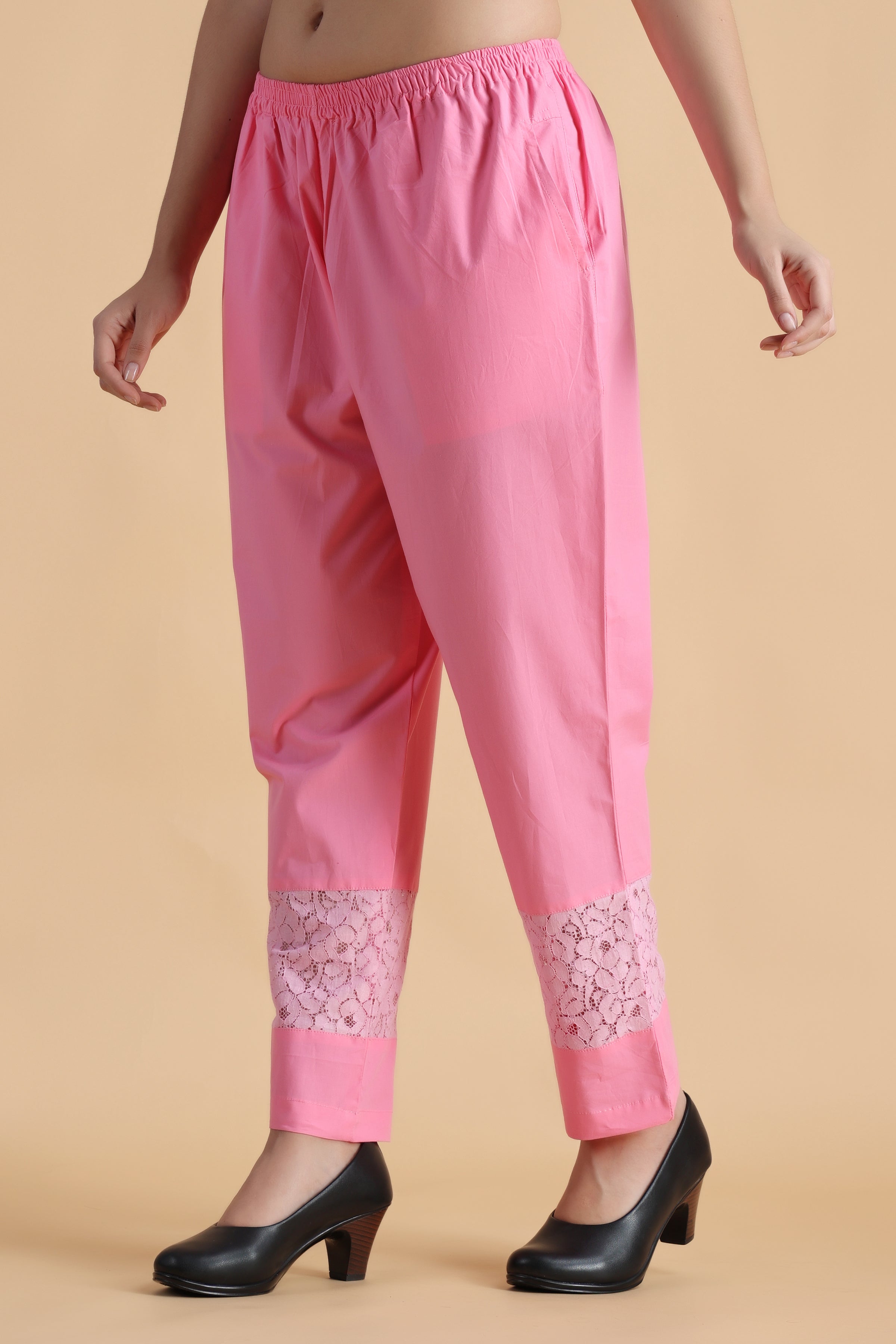 Buy Indiankala4u Palazzo Pants For Women Trousers Leggings Salwar  Chikankari Hand Embroiderd , White Cotton online | Looksgud.in
