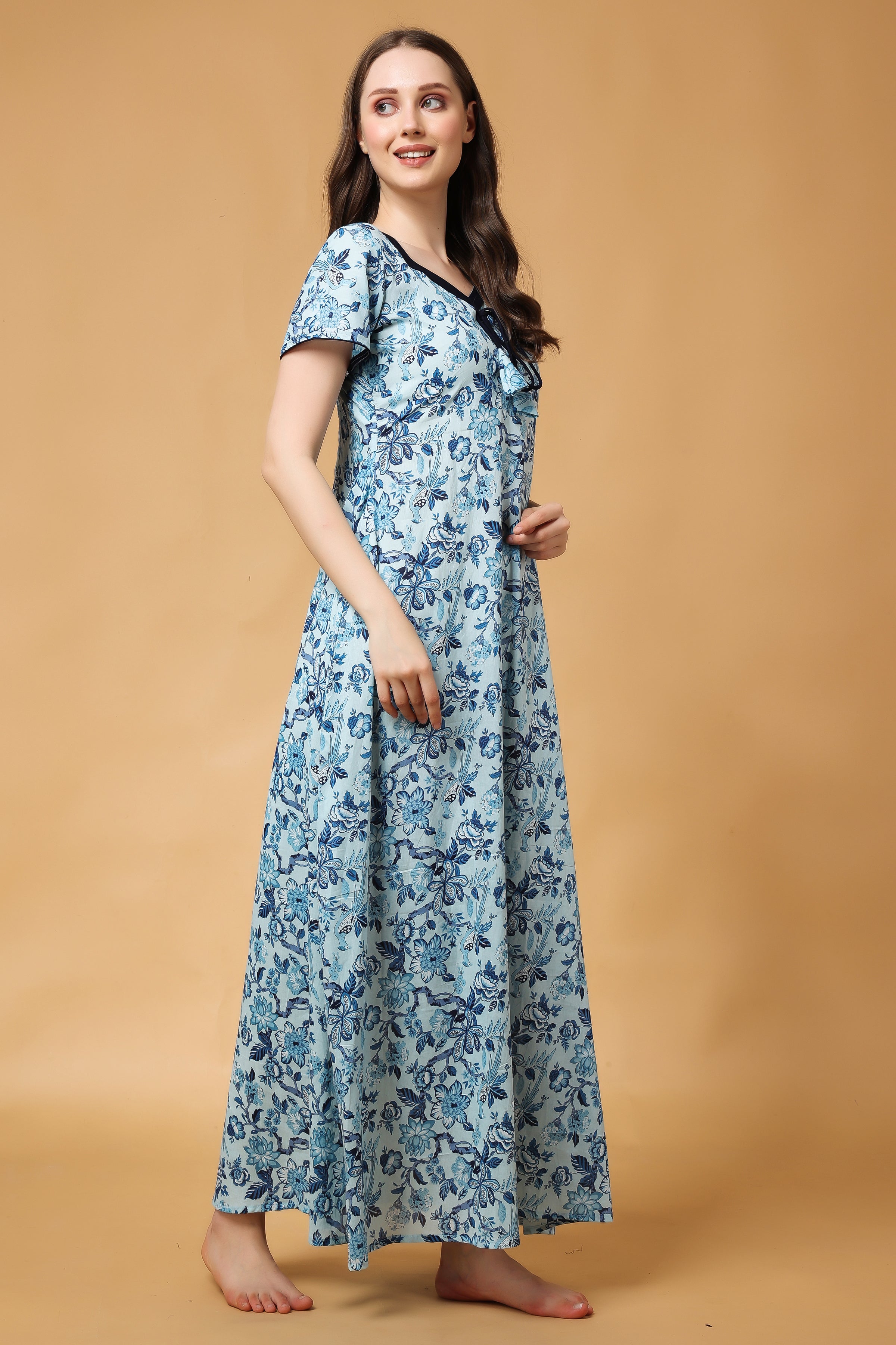 Find Your Dreamy Days Blue Pure Cotton Dress - Shop Now