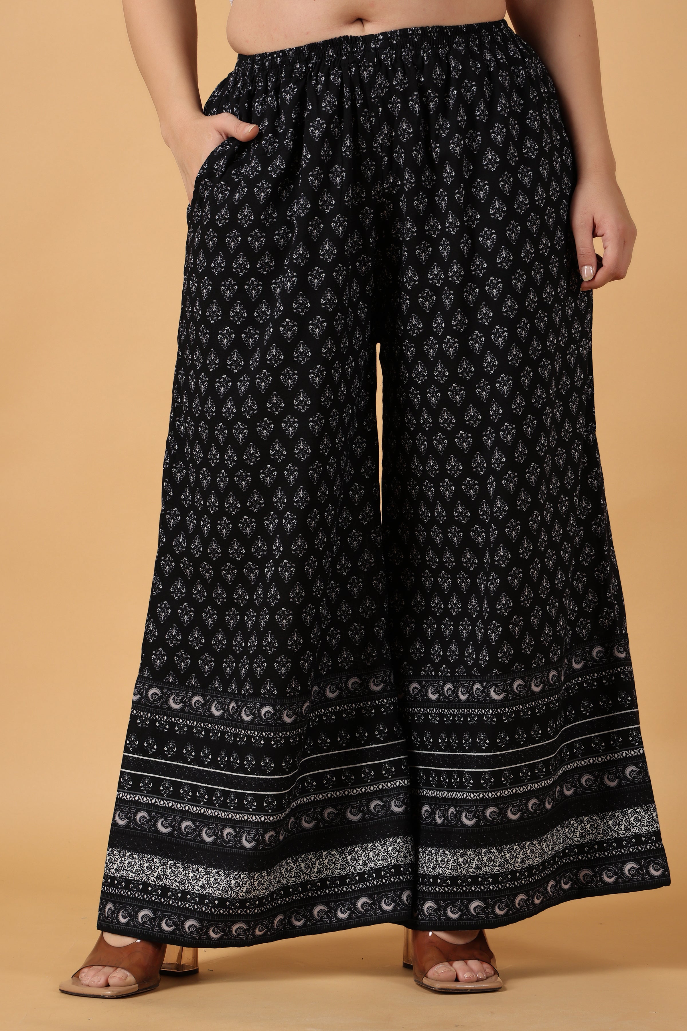 Buy RS BY ROCKY STAR Womens Printed Palazzo Pants | Shoppers Stop