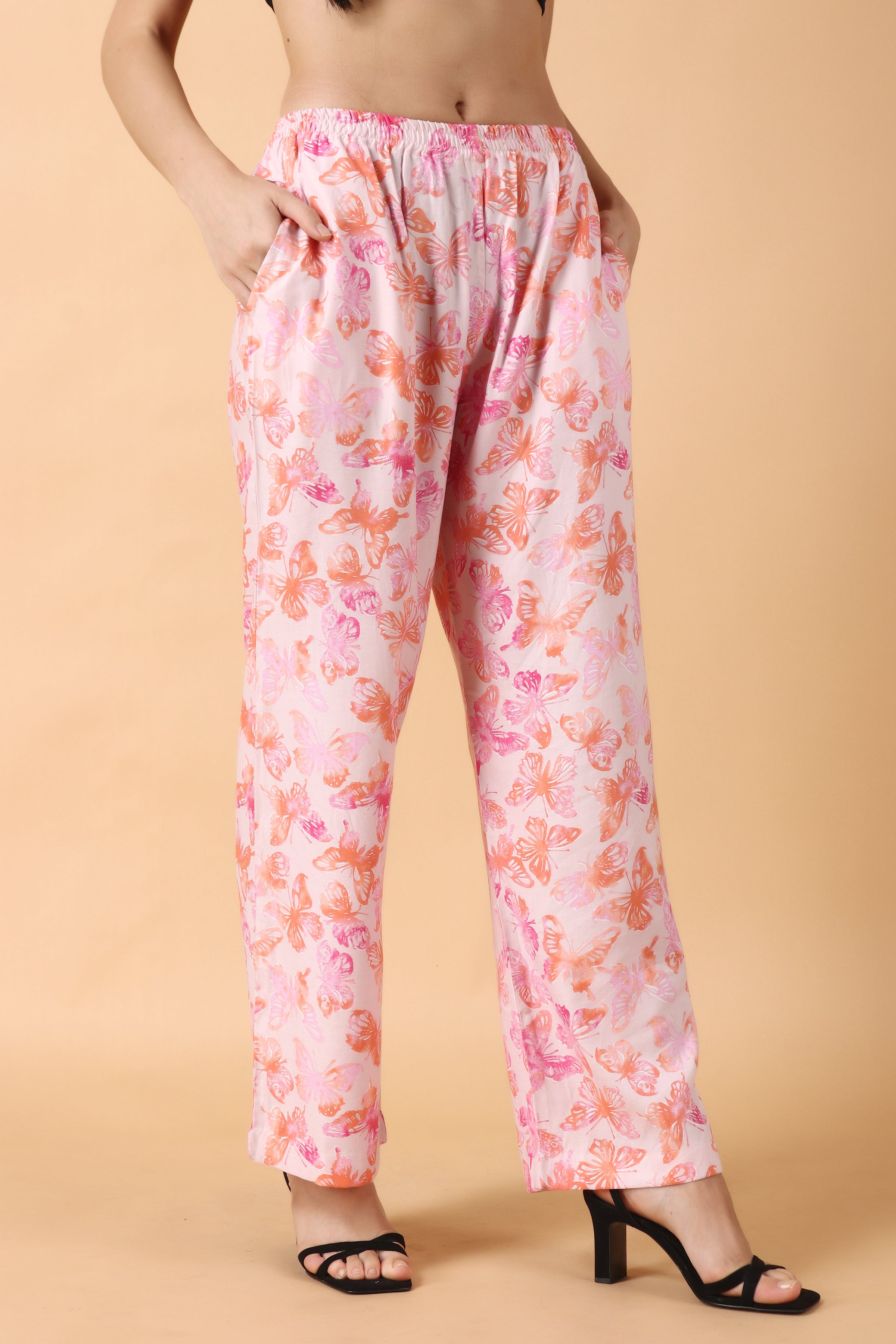 HUSH Costello Printed Trousers | Endource