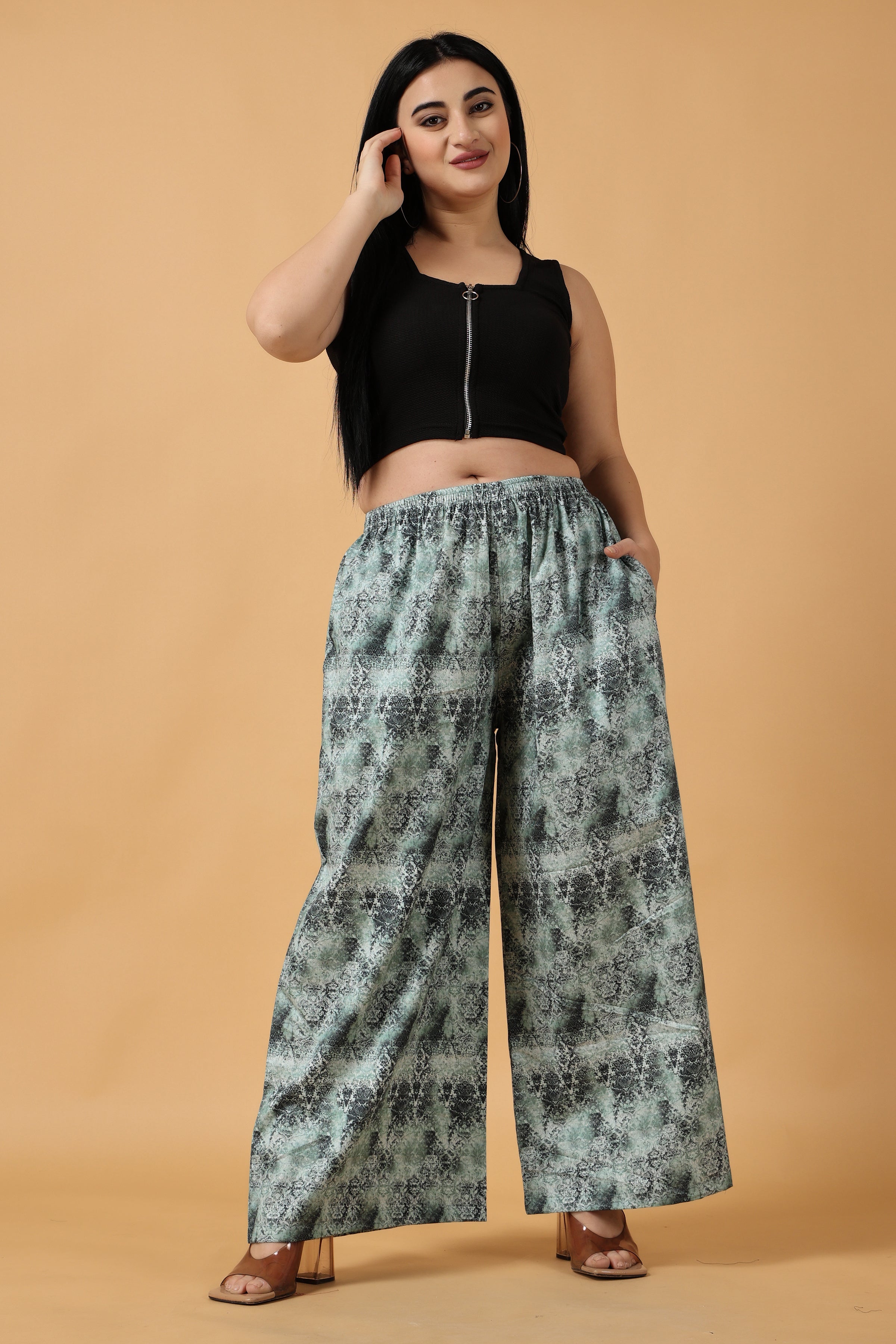 Plus Size Palazzo Pants  Buy Plus Size Palazzo Pants online at Best Prices  in India  Flipkartcom