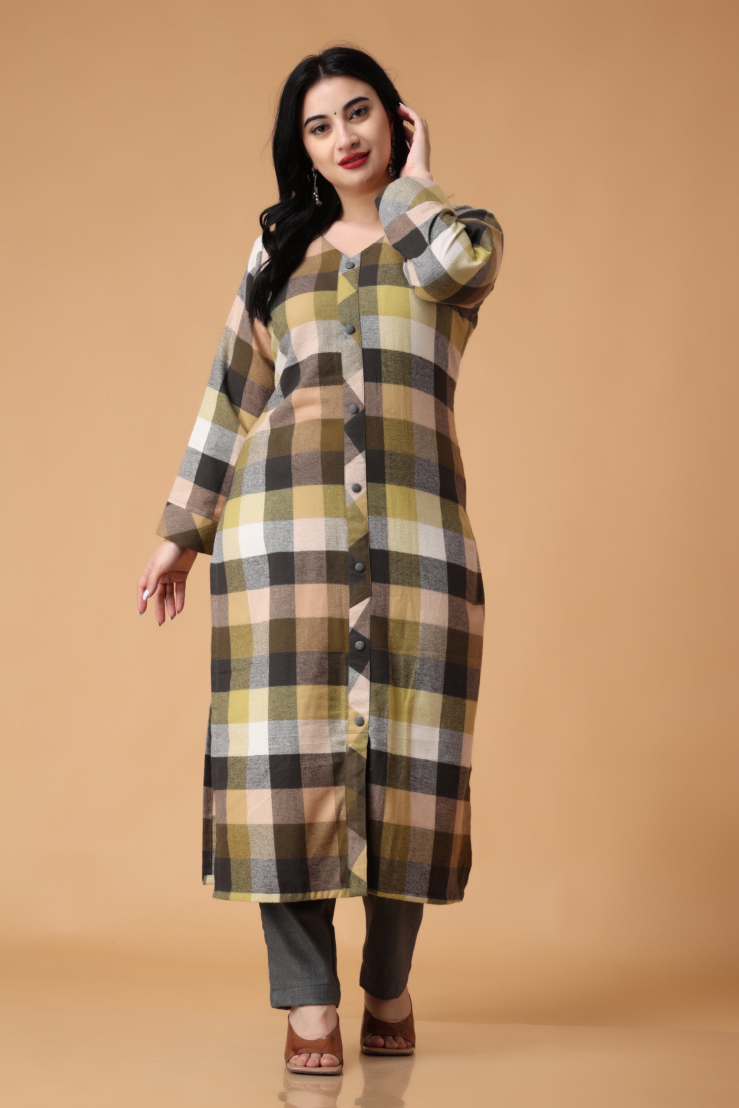 Kurta patterns for hot sale fat ladies