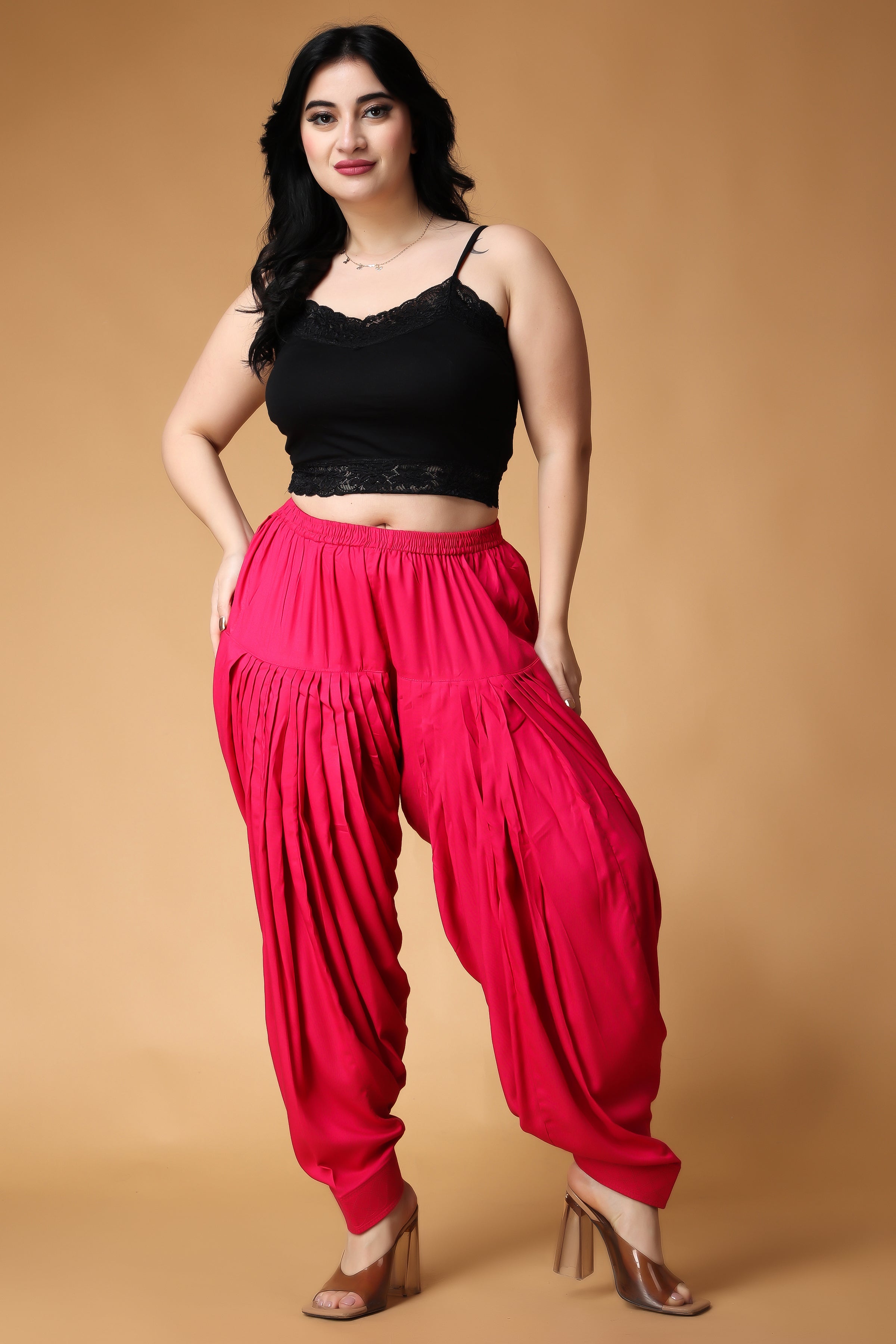 Buy Black Patiala Pants 100% Cotton Online | RagaFab