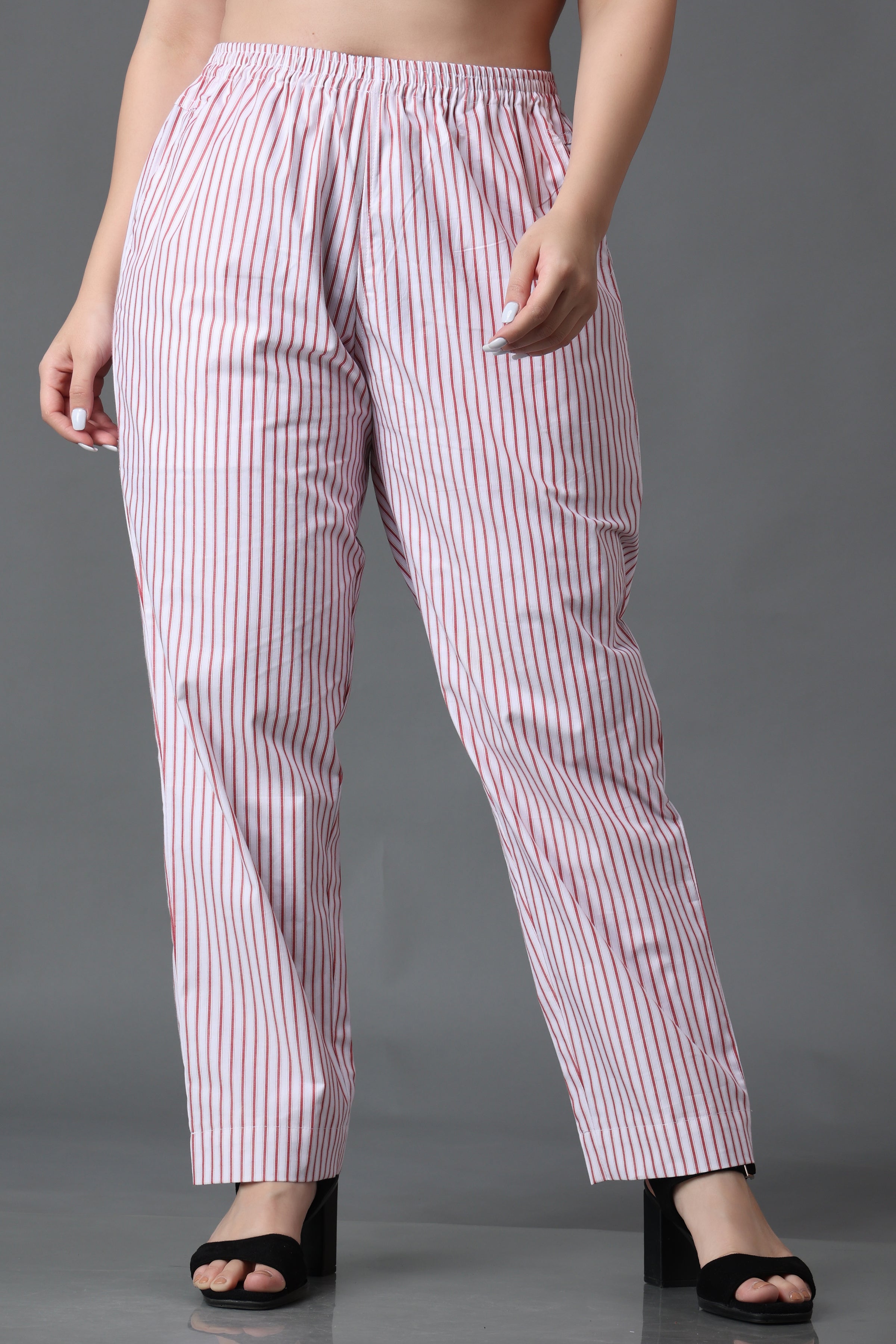 Women's Trousers - Printed Trouser, Stripe Pants & Cotton Trouser