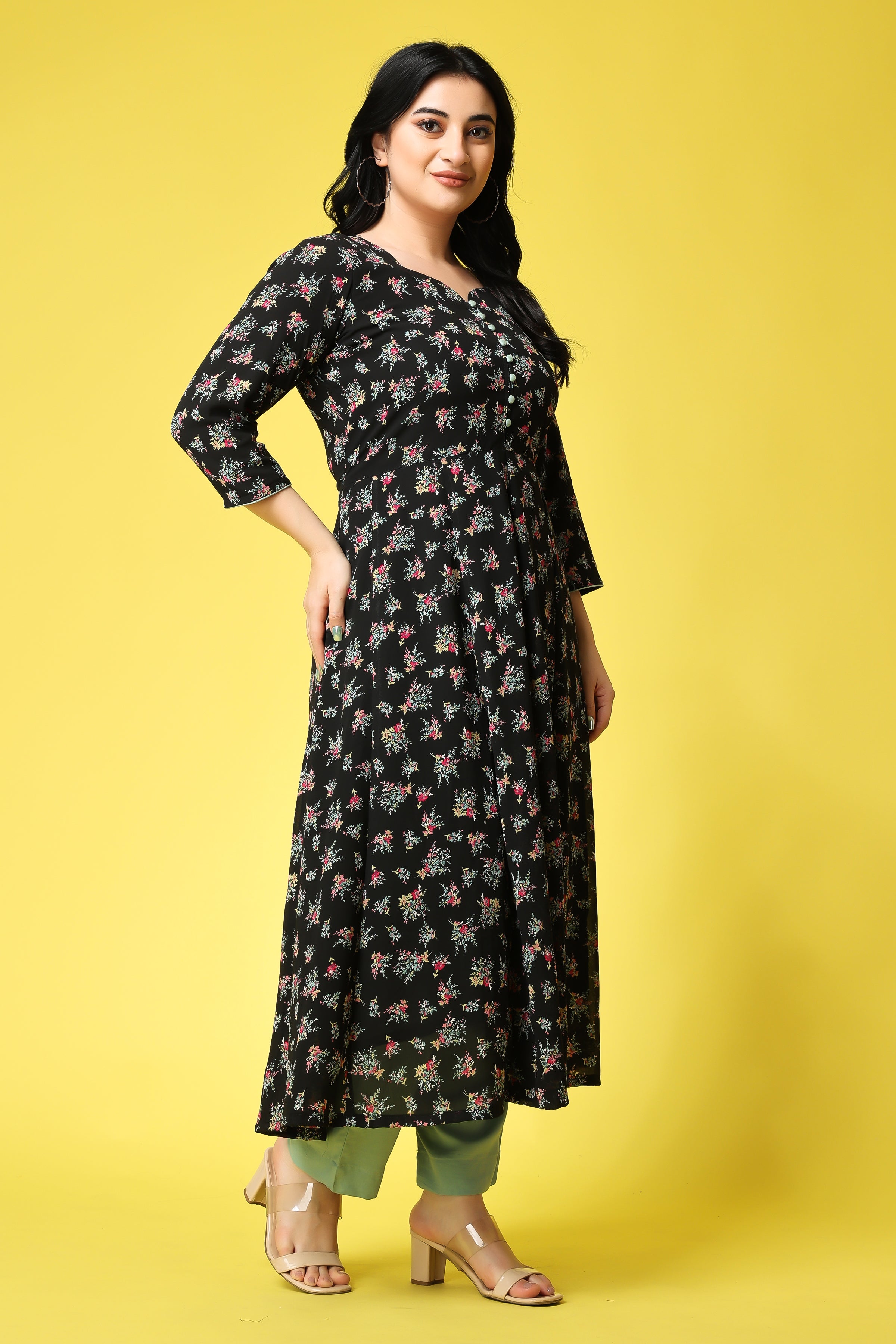 Anarkali deals model kurtis