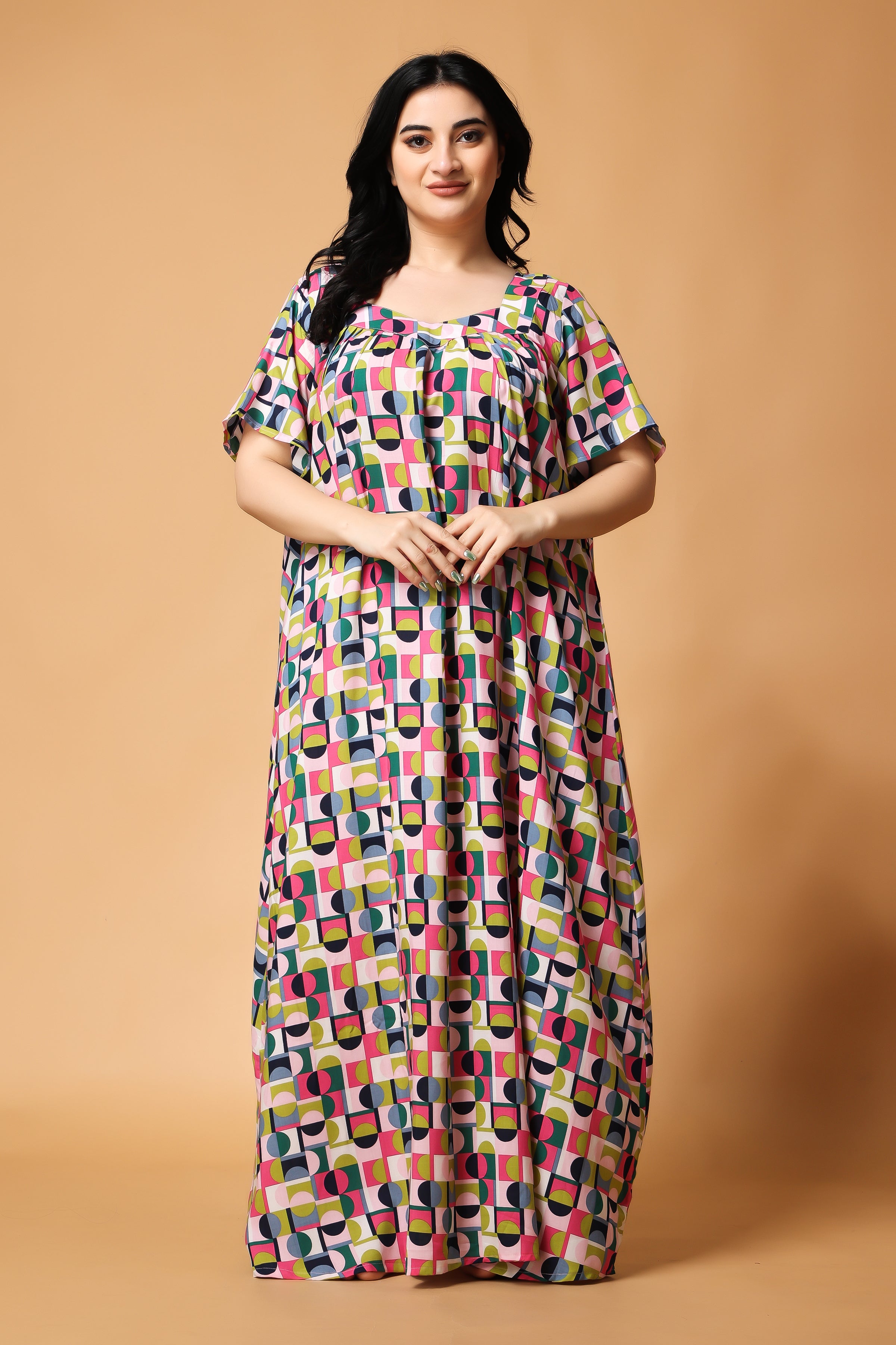 Plus size outlet rayon maxi dresses