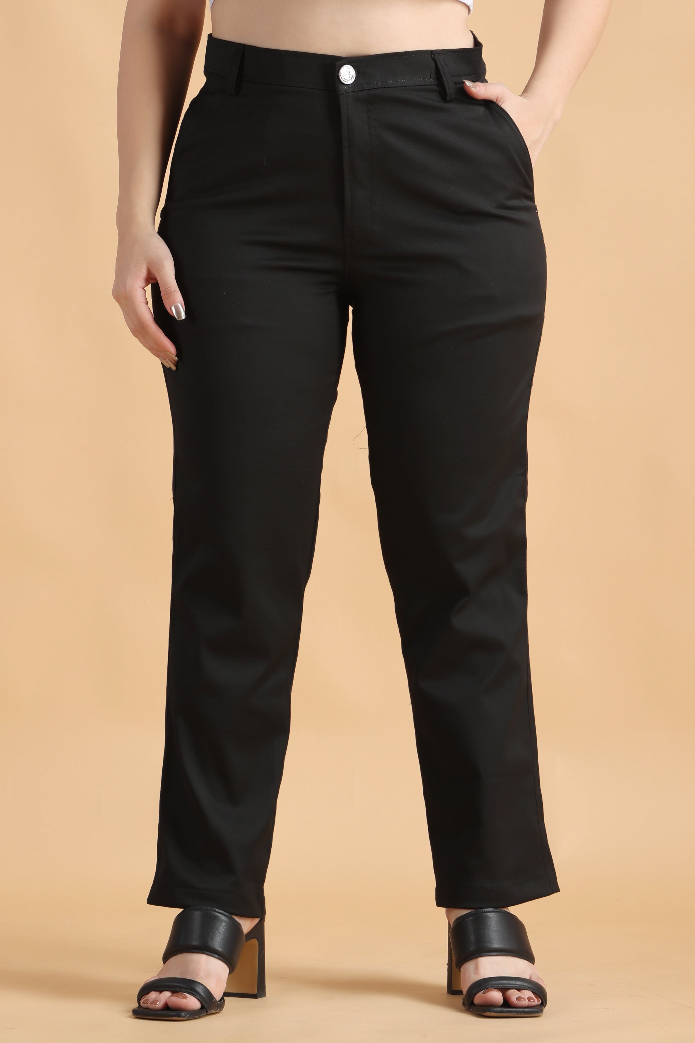 Buy Plus Size Black Formal Pant  Plus Size Formal Pants For Women Apella
