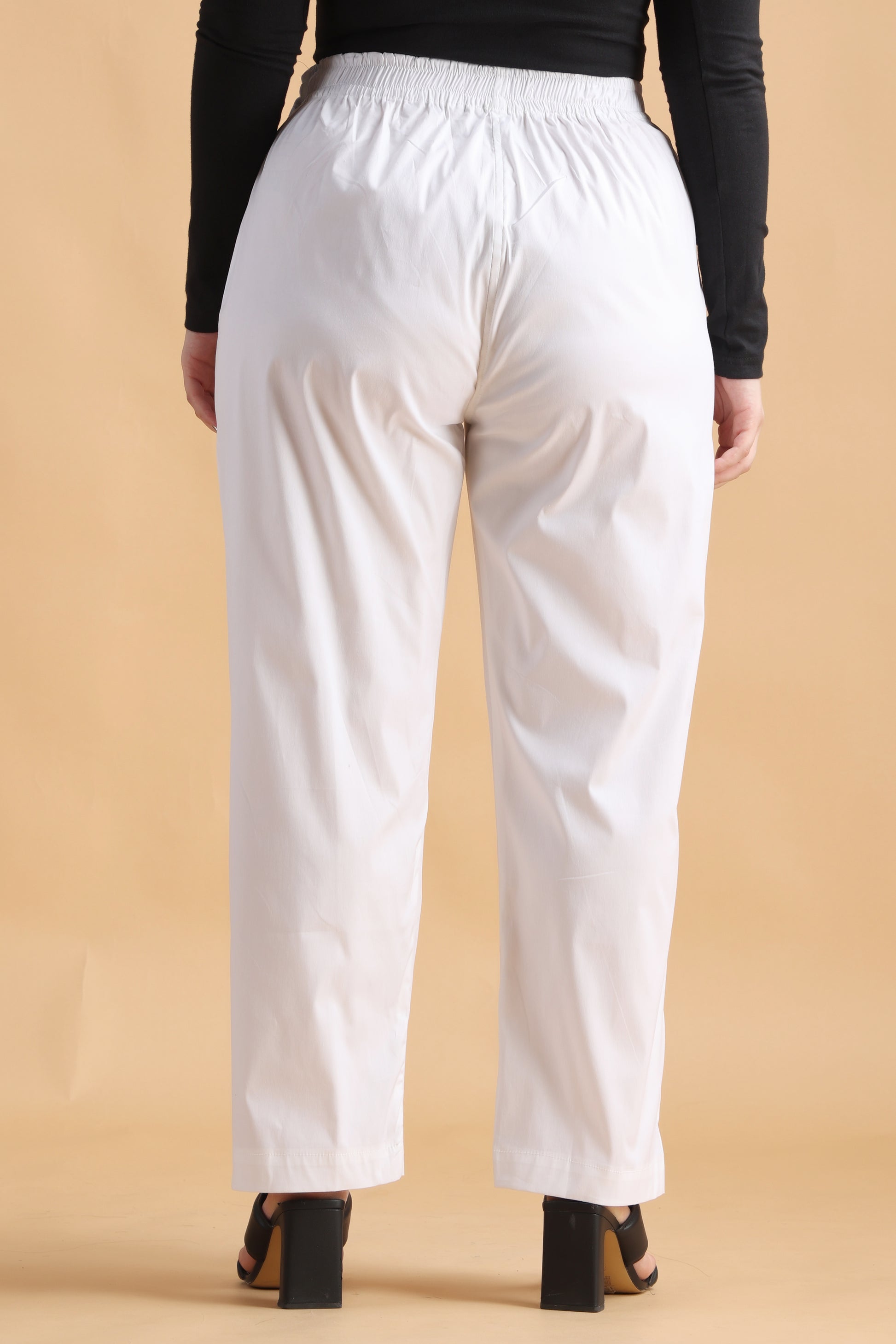 Cotton Poplin Lycra Pants