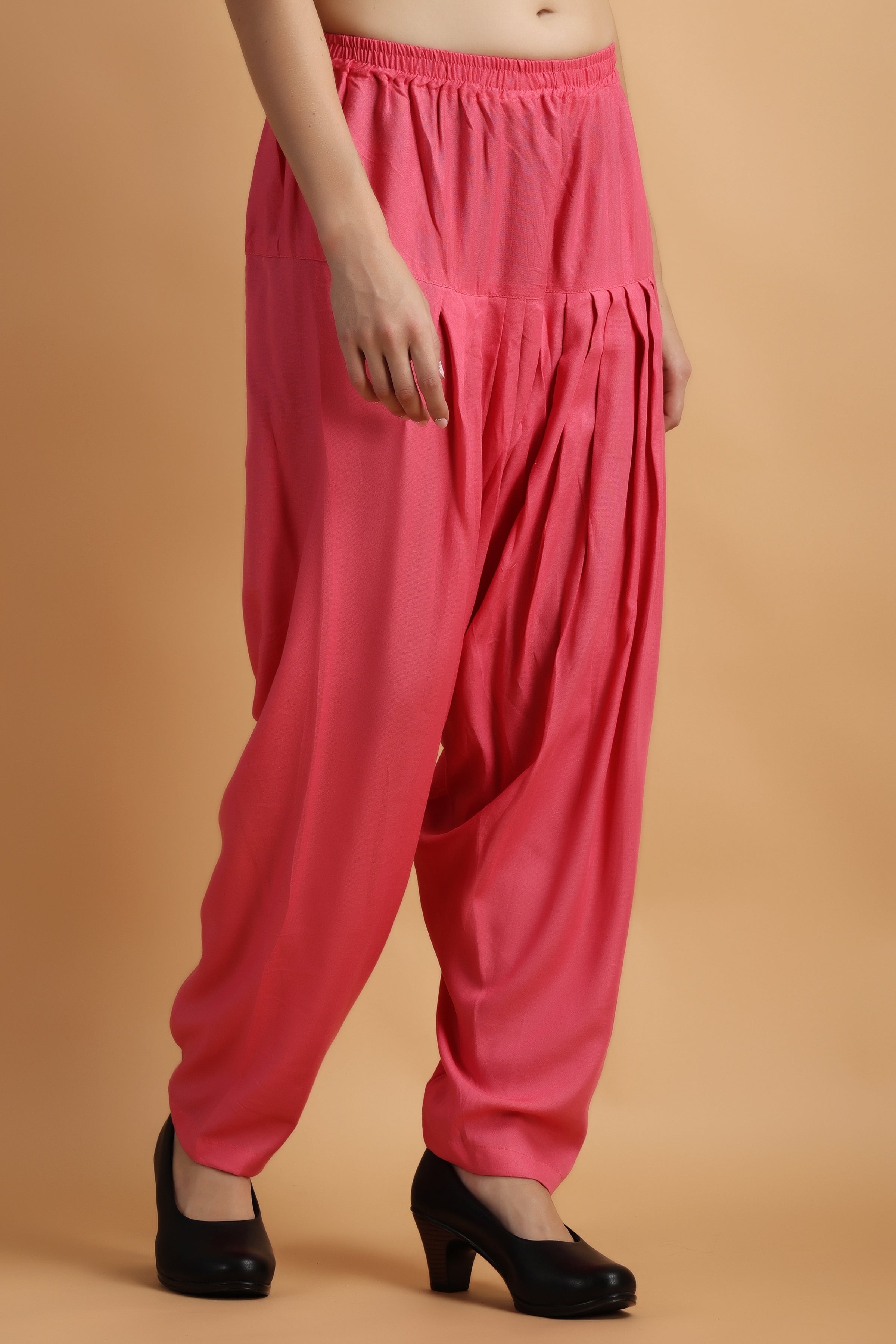 Multicolor Short Anarkali Frock Top w Patiala Silk Pant M 35912  Buy Patiala  Salwar Suit Online