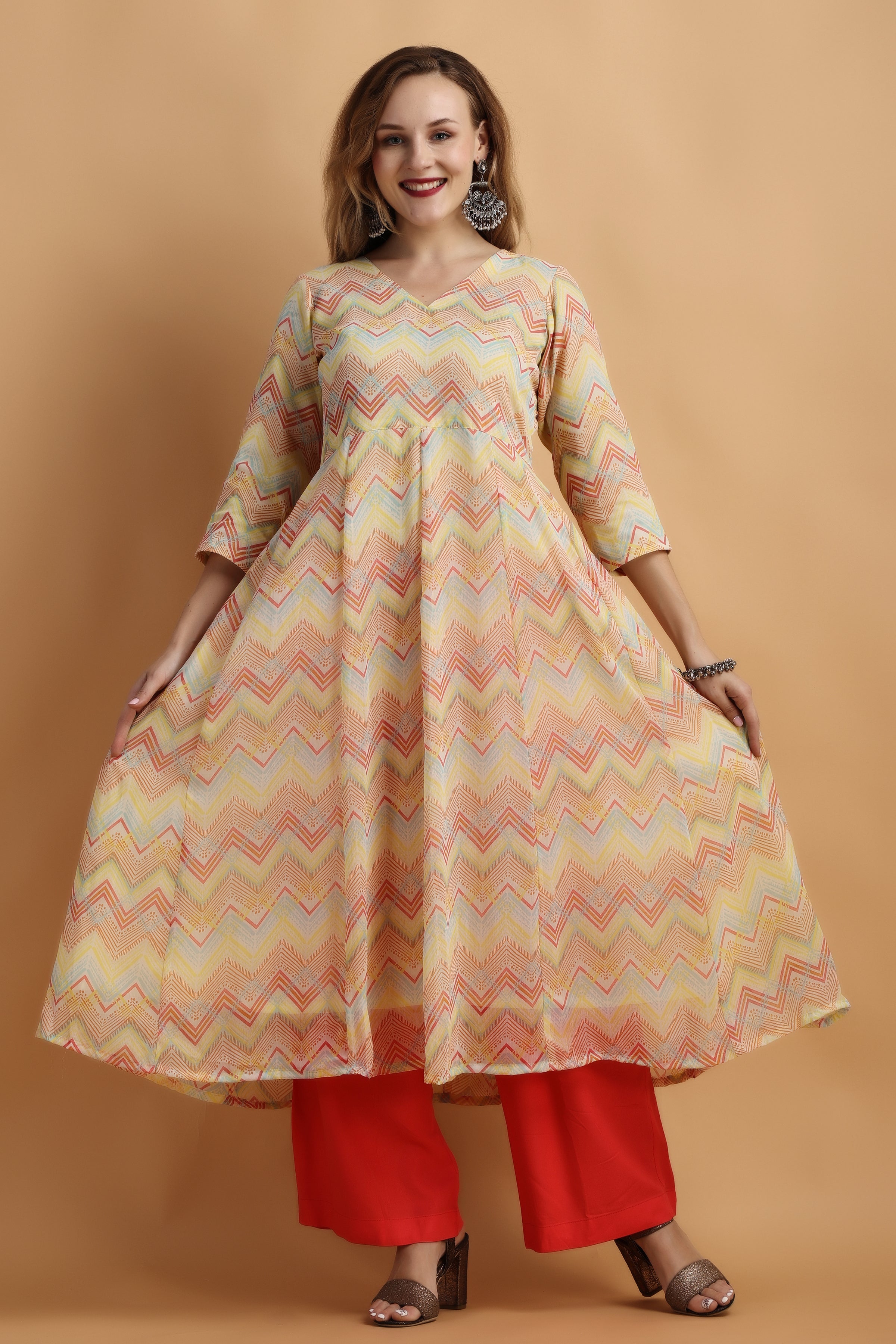 Anarkali long kurta hotsell